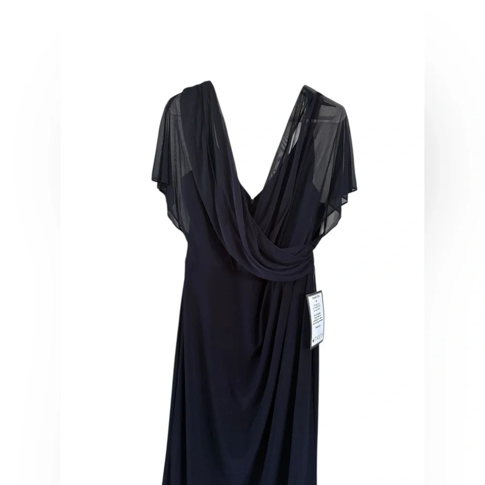 Betsy & Adam Navy Blue Maxi Dress - Picture 8 of 12